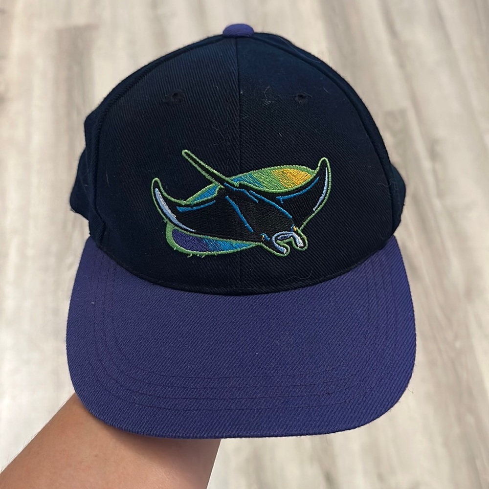 VINTAGE 90S SPORT SPECIALTIES TAMPA BAY DEVIL RAYS YOUTH HAT